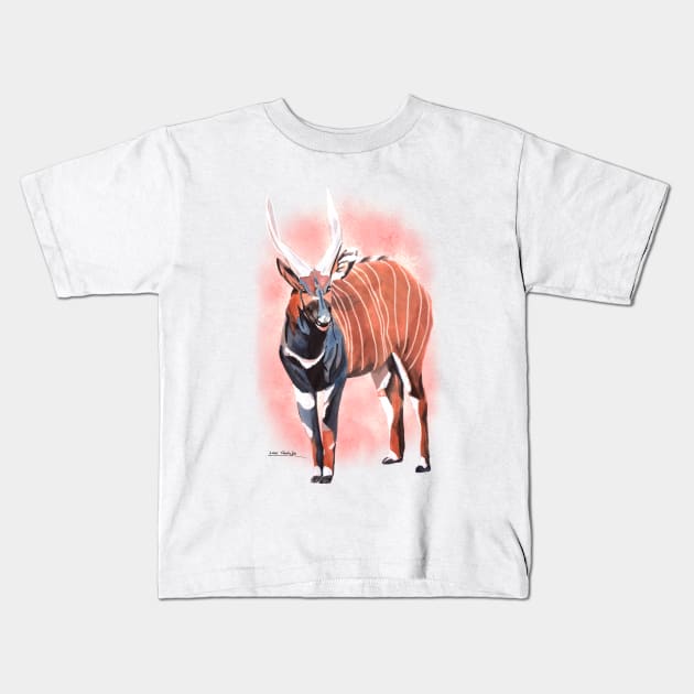 Bongo - Antelope Kids T-Shirt by lucafon18